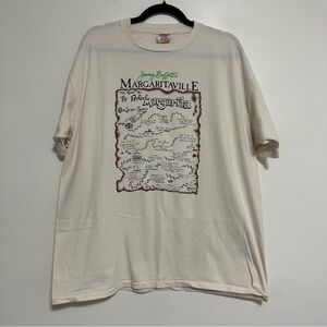 Jimmy Buffet Vintage 1980s Margaritaville Map Single Stitch Tee